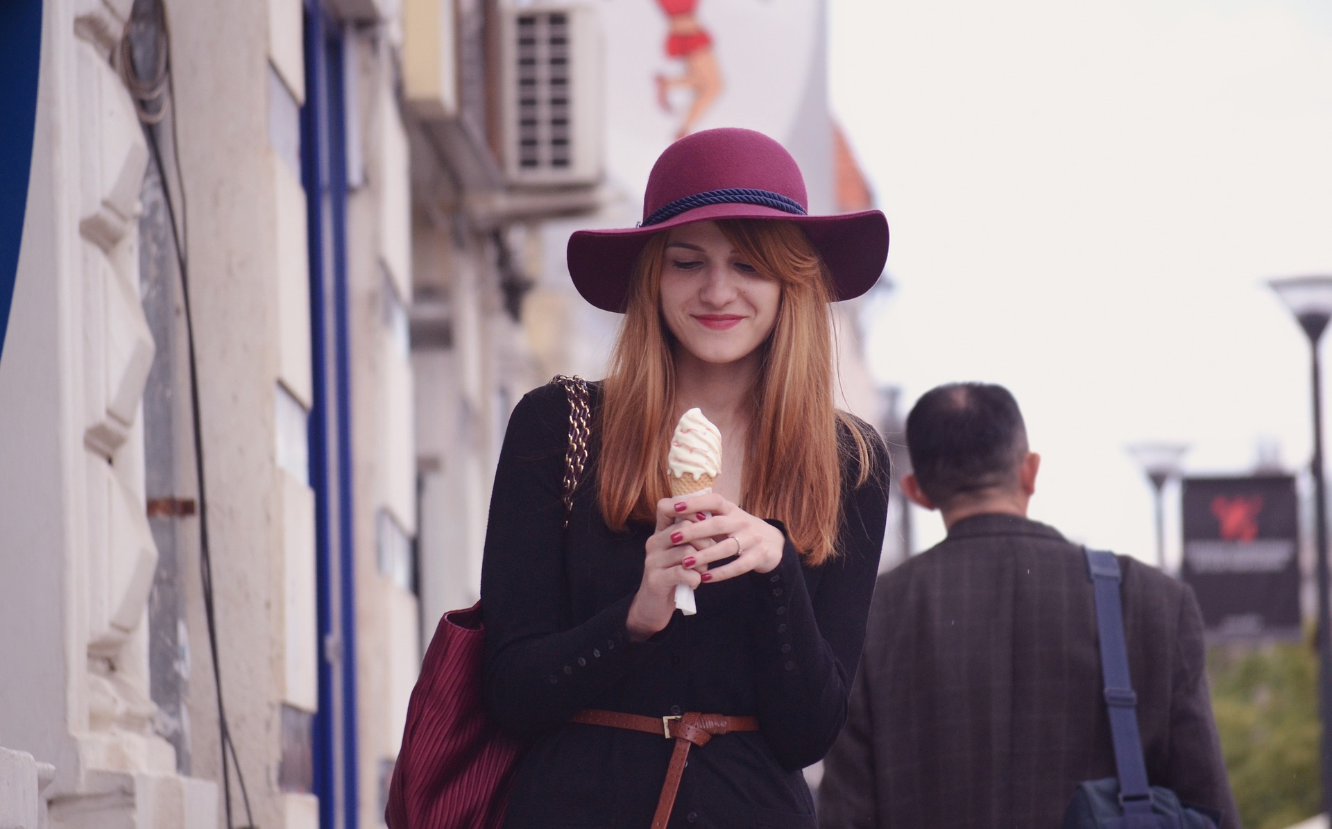 woman with ice-cream