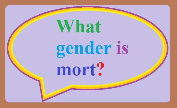 what gender is mort