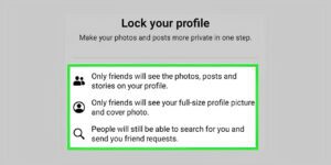 Lock your Profile 