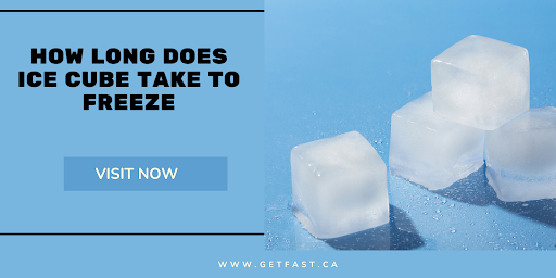 how long does ice cube take to freeze